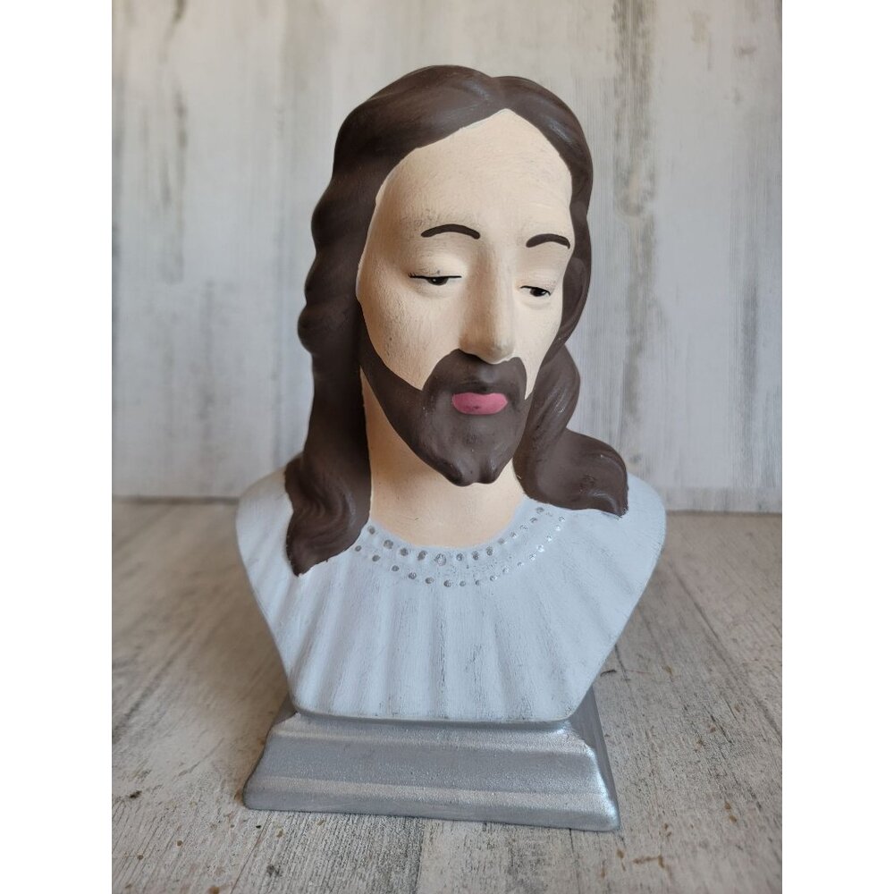 Holland vintage Jesus bust Xmas religious home‎ decor figure